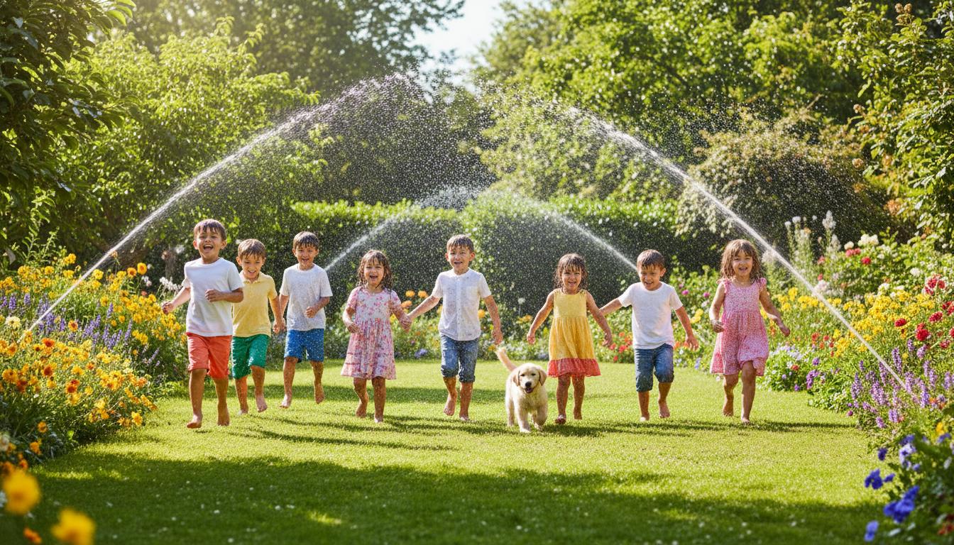 Impianto antizanzare sicuro per bambini e animali
