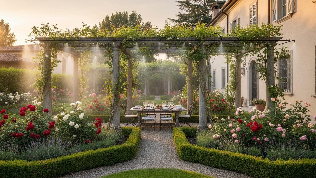 Mister Zanzara — giardino di villa padovana con vista sul Prato della Valle