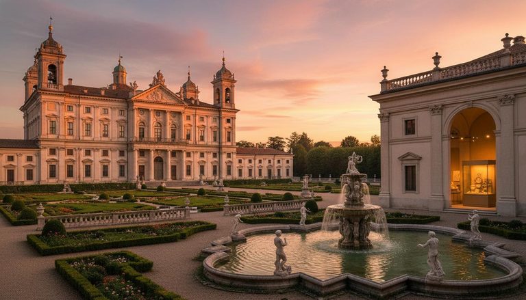 Mister Zanzara — facciata del Palazzo Ducale di Sassuolo con fontana